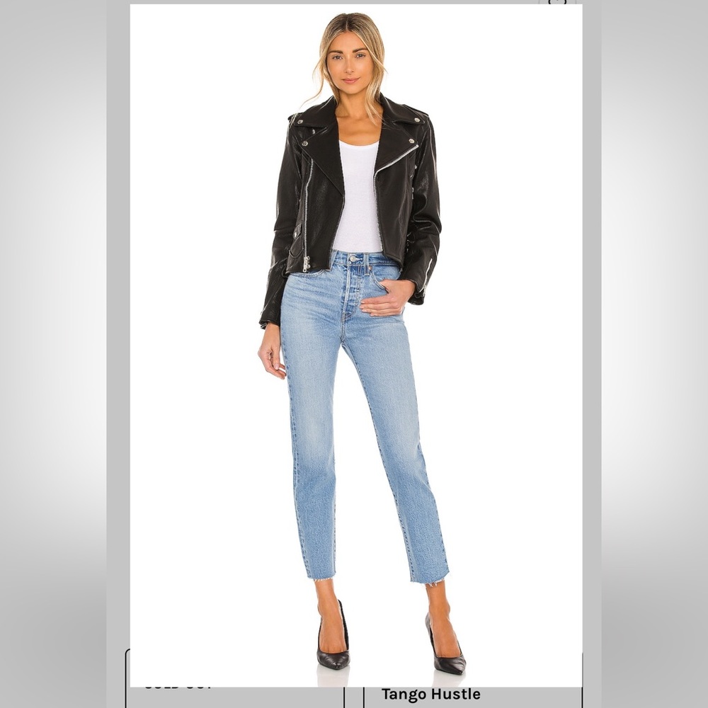 Levi’s wedgie straight ankle in tango hustle, size 27